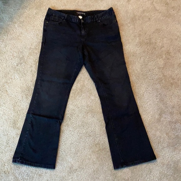 Black Boot cut Jeans - Picture 1 of 4